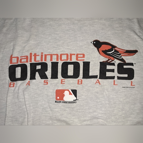 Vintage 97 Mlb Baltimore Orioles Baseball Tshirt - Picture 2 of 10